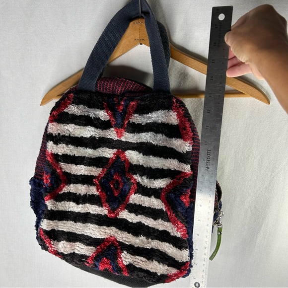 Love Binetti Joan Jett Striped Tote Bag, Missing Shoulder Strap & Zipper Pull - Picture 4 of 8